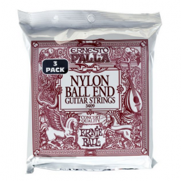 ERNIE BALL  3409 Ernesto Palla Black Gold Ball  3Pkg
