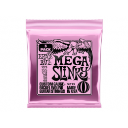 ERNIE BALL 3213 Mega Slinky Nickel Wound - 3Pkg - 10.5 - 48