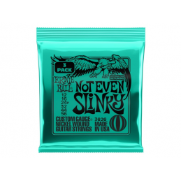 ERNIE BALL 3626 Not Even Slinky Nickel - 3Pkg - 12 - 56