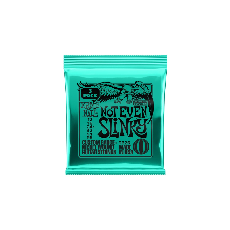 ERNIE BALL 3626 Not Even Slinky Nickel - 3Pkg - 12 - 56