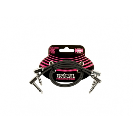 ERNIE BALL 6405 Flat Ribbon 2xStereo Patch Cable - 30,48cm