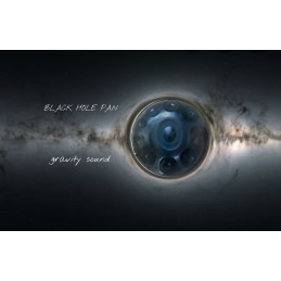 BLACKHOLEPAN D KURD 9note HANDPAN - NERO