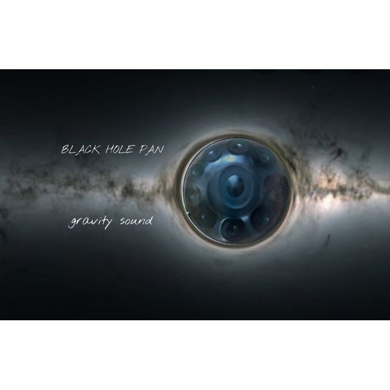 BLACKHOLEPAN D KURD 9note HANDPAN - NERO