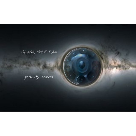 BLACKHOLEPAN D KURD 9note HANDPAN - NERO