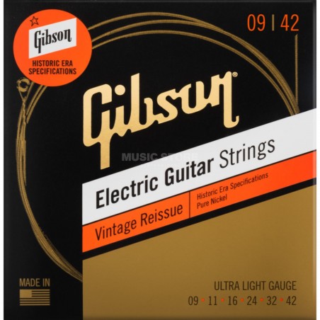GIBSON SEG-HVR9 VINTAGE REISSUE 09-42 STRINGS