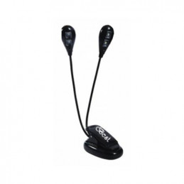 BEST MUSIC BL-204 DUET 4LED LAMPADA LEGGIO, BLACK