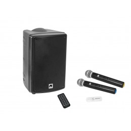 OMNITRONIC WAMS-08BT MK2 PA SYSTEM 40W - 2 HANDHELD MIC