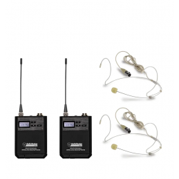 AUDIODESIGN PMU-312BP SET WIRELESS DUAL HEADSET