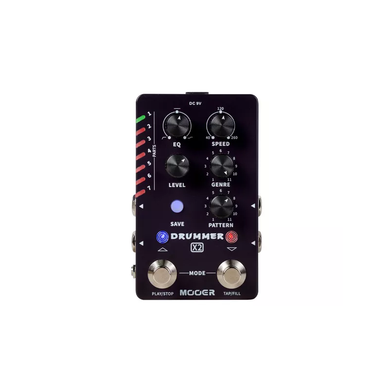 MOOER DRUMMER X2 BATTERIA ELETTRONICA FORMATO PEDALE