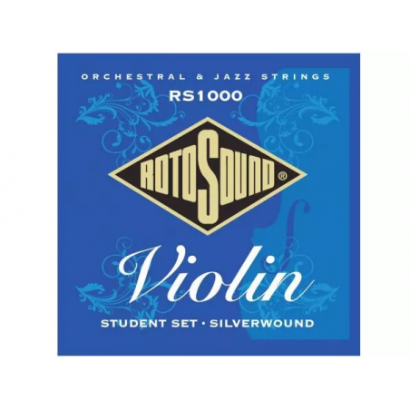 ROTOSOUND RS1000 ORCHESTRAL MUTA VIOLINO SILVERW. - ECONOMY SET