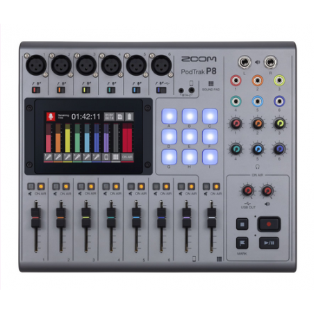 ZOOM P8 Mixer/Registratore podcast portatile