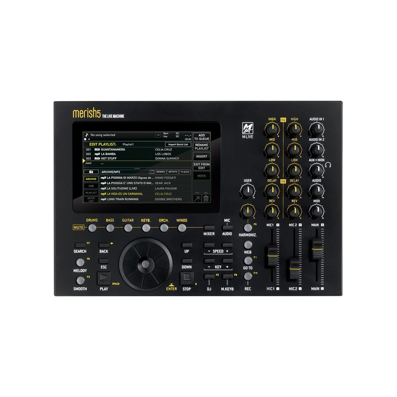 M-LIVE MERISH-5 LETTORE BASI MIDI/MP3