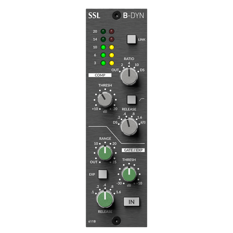 Modulo di Dinamica SL4000B con Compressore e Gate/Expander separati 