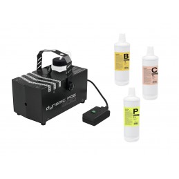 EUROLITE DYNAMIC FOG 600 - MACCHINA DEL FUMO - 600W - BUNDLE