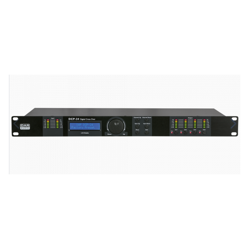 DAP AUDIO DCP-24MKII CROSSOVER DIGITALE 4ch - RACK 1U
