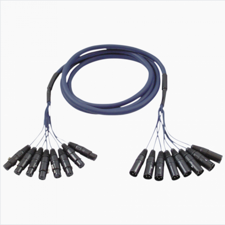 DAP FL60 - 8 XLR/M 3P to 8 XLR/F 3P - 6m