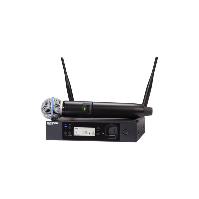 SHURE GLXD24R+ con Beta 58 Sistema Wireless DUAL BAND 2.4/5.8GHz