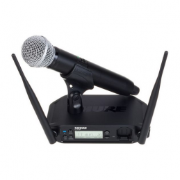 SHURE GLXD24+ con SM58 Sistema Wireless - DUAL BAND 2.4-5.8GHz