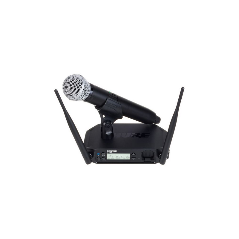 SHURE GLXD24+ con SM58 Sistema Wireless - DUAL BAND 2.4-5.8GHz