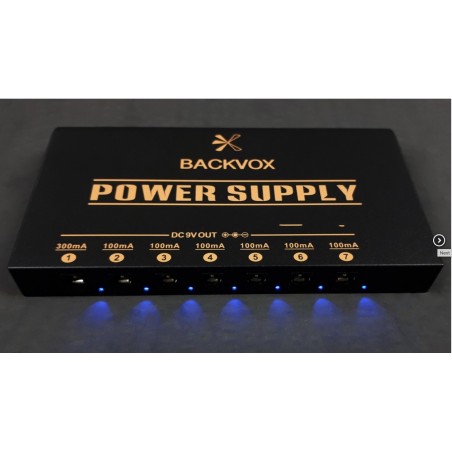 BACKVOX PS-02 ALIMENTATORE RICARICABILE PER EFFETTI