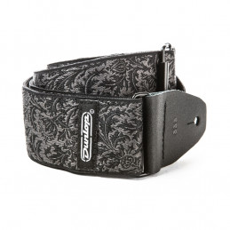 D67-14 Tracolla Jacquard Black Thistle