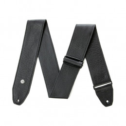 BMF15BK Tracolla BMF Tri-Glide Pelle Nera 2.5"