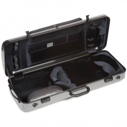 2202XLSC CUSTODIA HIGHTECH OBLONG PER VIOLA POCKET - SILVER CARBON
