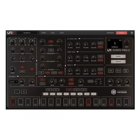 IK-MULTIMEDIA UNO SYNTH PRO X - PARAPHONIC DUAL FILTER ANALOG