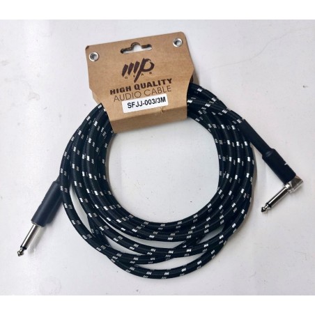 MPGEAR SFJJ003 CAVO STRUMENTALE IN TESSUTO JACK 90 / JACK 6,3" 3mt