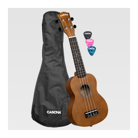 CASCHA EH-3953 UKULELE SOPRANO - BROWN