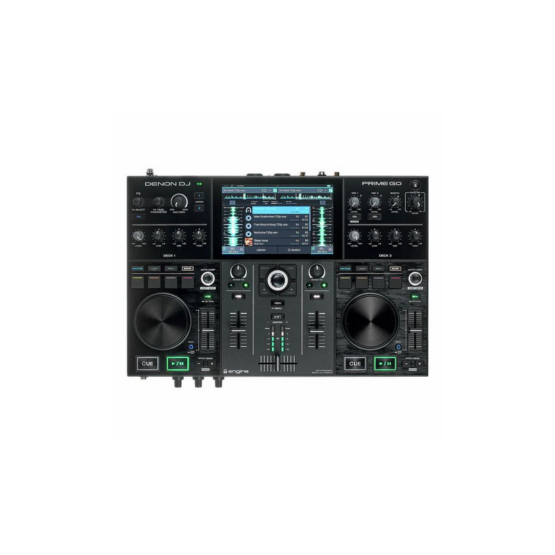 DENON DJ PRIME 4 GO CONCOLLE DJ A BATTERIA - TOUCHSCREEN 7"