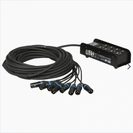 DAP AUDIO COBRA X 8 STAGE SNAKE 15m