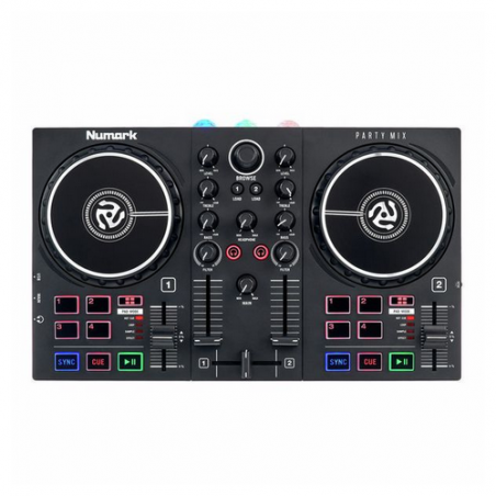 NUMARK PARTY MIX MKII DJ CONTROLLER WITH SOUND CARD