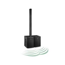 LD SYSTEMS DUAL MAUI44G2+SUB CARDIOID SISTEMA PROFESSIONALE A COLONNA 1500W - BUNDLE COVER