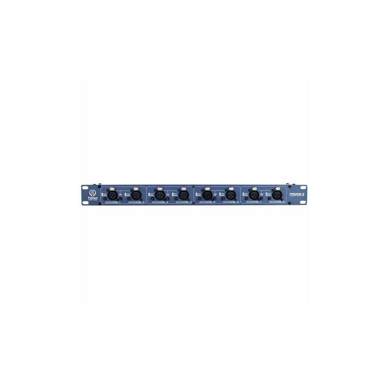PALMER RM-MS8 SPLITTER MICROFONICO 8 CANALI RK19" - 1U