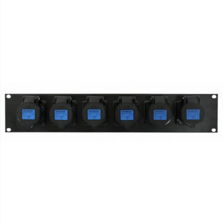 PROEL SDC130 MODULO DI USCITA 6 CEE 16A - 2P+T - RK19" - 2U