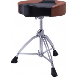 T855BR SEGGIOLINO A SELLA LEATHERETTE TRASPIRANTE BROWN