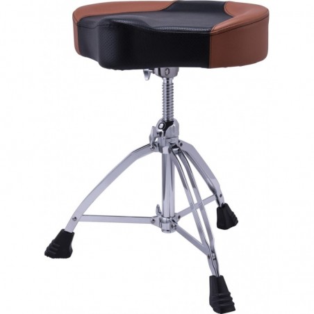 T855BR SEGGIOLINO A SELLA LEATHERETTE TRASPIRANTE BROWN