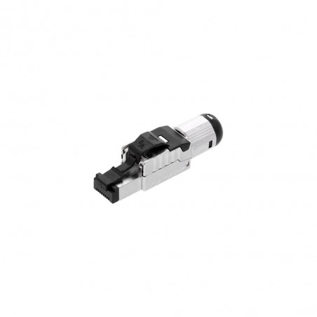 ADAM HALL 4 STARS CONNETTORE CAT6 - SCHERMATO - METALLO