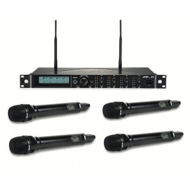 JTS R-4/JSS-4B SISTEMA WIRELESS 4CH - 4x HANDHELD JSS-4B