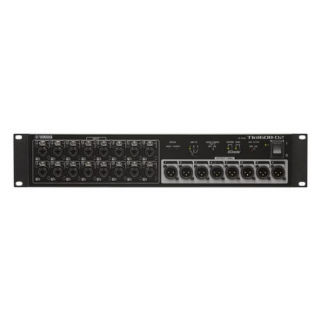 YAMAHA TIO1608D2 STAGEBOX RACK I/O 16mic-8out - 2U - DANTE