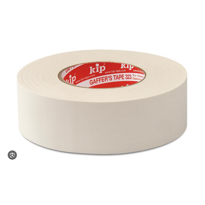 KIP 323-55 GAFFA TAPE BIANCO OPACO