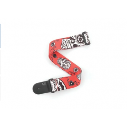 PLANET WAVES P20W1414 TRACOLLA 2" SUGAR SKULL -ROSSO
