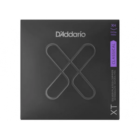 D'ADDARIO XTC44 MUTA CORDE NYLON CHITARRA CLASSICA - EXTRA HARD TENSION
