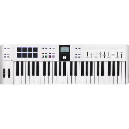 ARTURIA KEYLAB ESSENTIAL MK3 - 49 TASTI - MIDI/USB - BIANCA