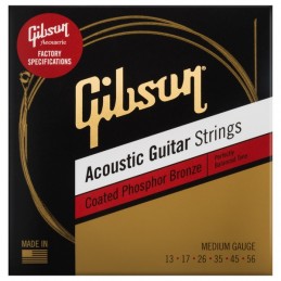 GIBSON SAG-CPB13 ACOUSTIC COATED PHOSPHORE BRONZE 13/56 STRINGS