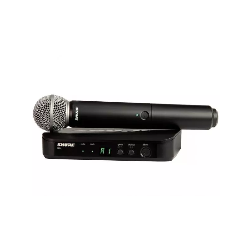 SHURE BLX24E KIT WIRELESS CAPSULA SM58 - FREQ.M17: 662-686 MHz