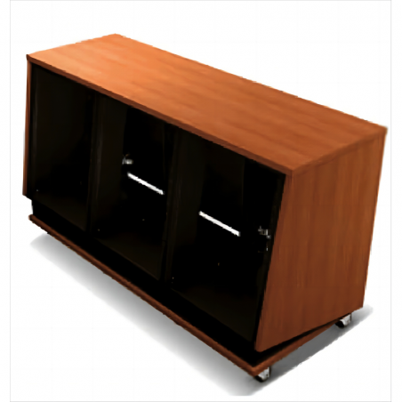 APEXTONE AP-RCS10-3 MOBILE STUDIO RACK 14U+14U+14U TRIPPLO