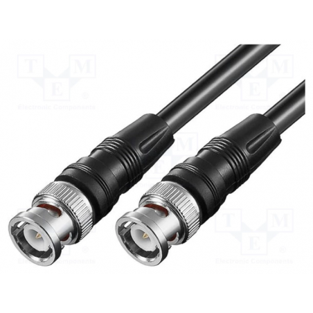 MB CAVO RG58 50ohm CONNETTORE BNC 10mt NERO