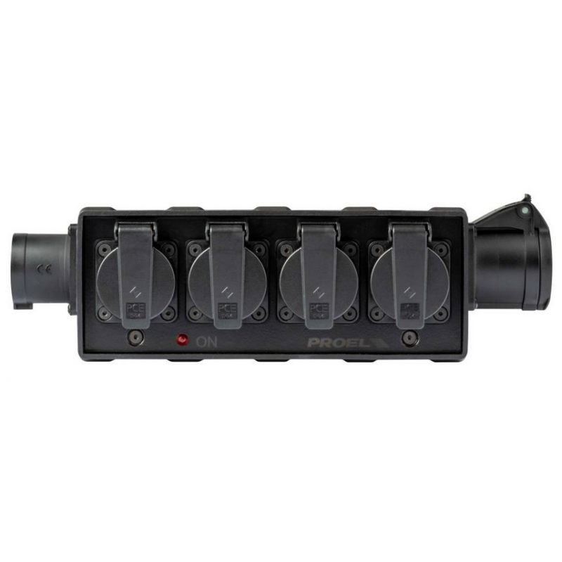 PROEL EBOXC4SL BOX DISTRIBUZIONE A 4CH SCHUKO CEE16A I/O